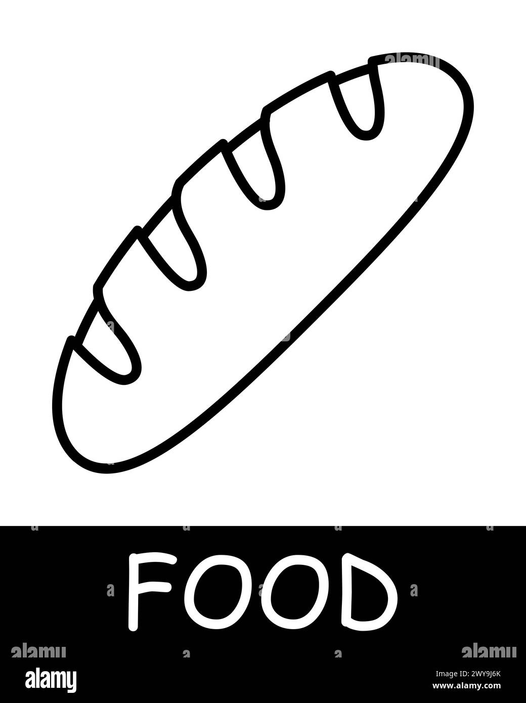 Vegetarian ciabatta loaf Black and White Stock Photos & Images - Alamy