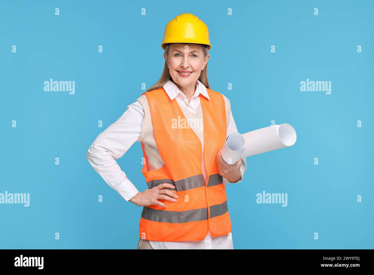 Professional architect in hard hat hi-res stock photography and images ...