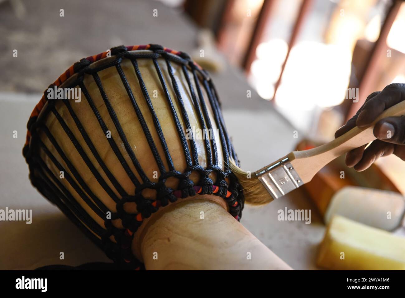 ジャンベ KANGABA （Africa music instrument hi-res stock