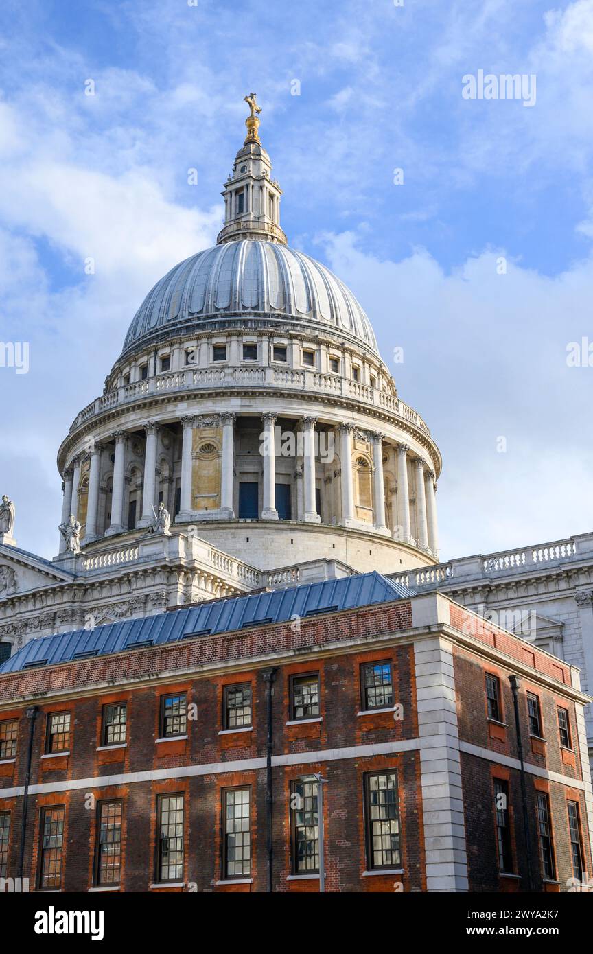 St Paul's Cathedral in the City of  London, England. Stock Photo
