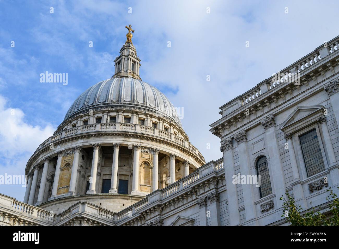 St Paul's Cathedral in the City of  London, England. Stock Photo