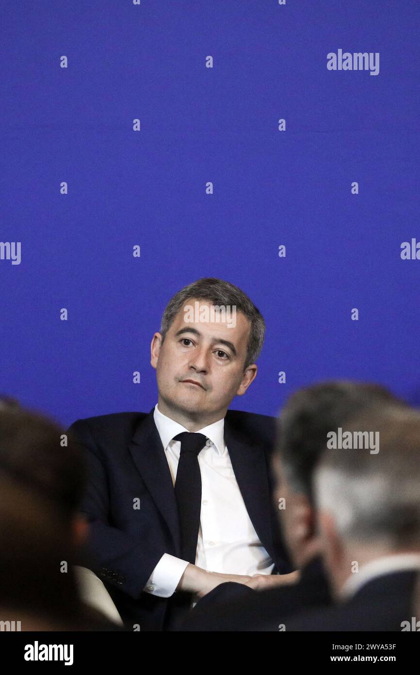 Paris, France. 05th Apr, 2024. Gerald Darmanin, Minister for the