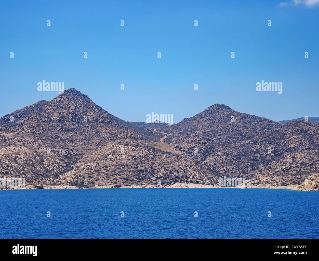 Coast of Ios Island, Cyclades, Greek Islands, Greece, Europe Copyright: KarolxKozlowski 1245-3621 Stock Photo