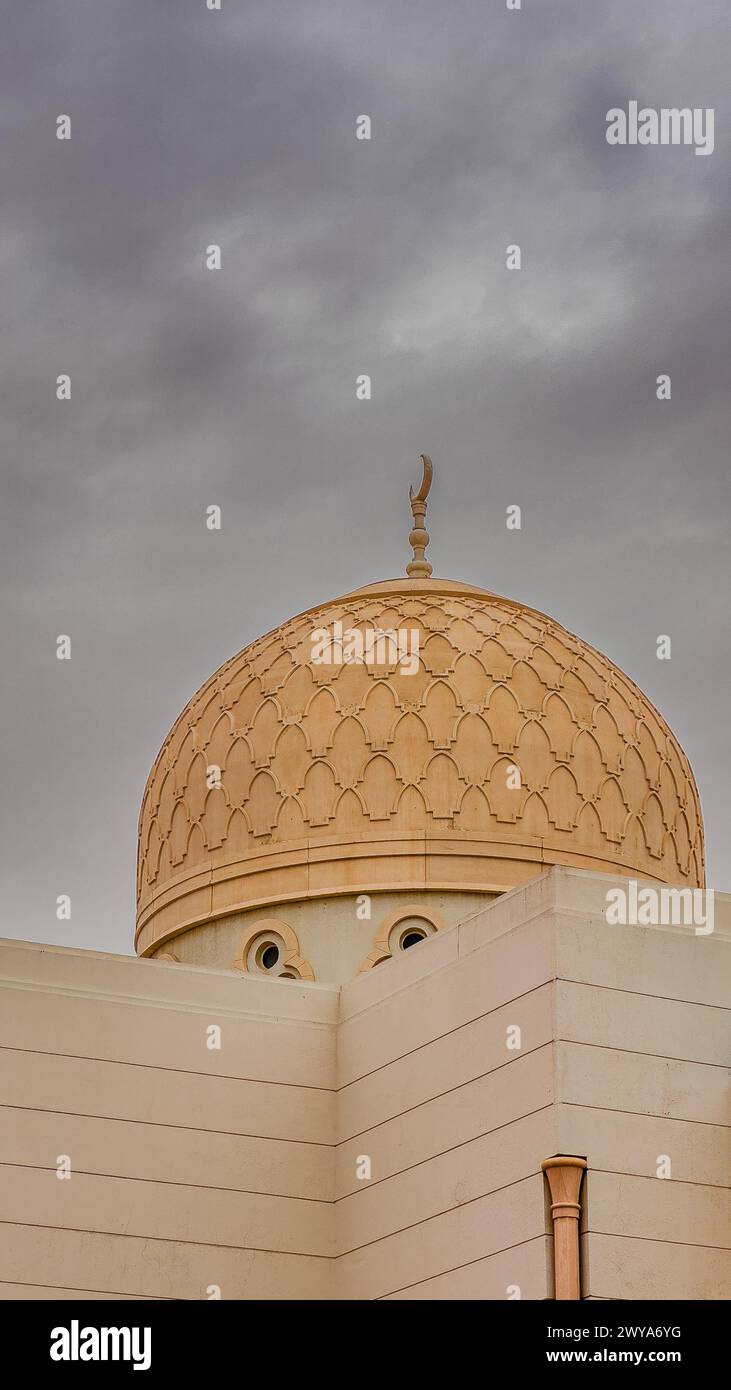 A dome atop a building with columns Stock Photo