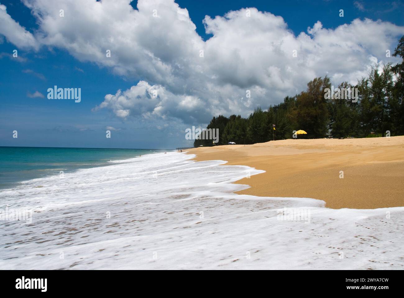 Beach in Thailand on Phuket Island Stock Photo
