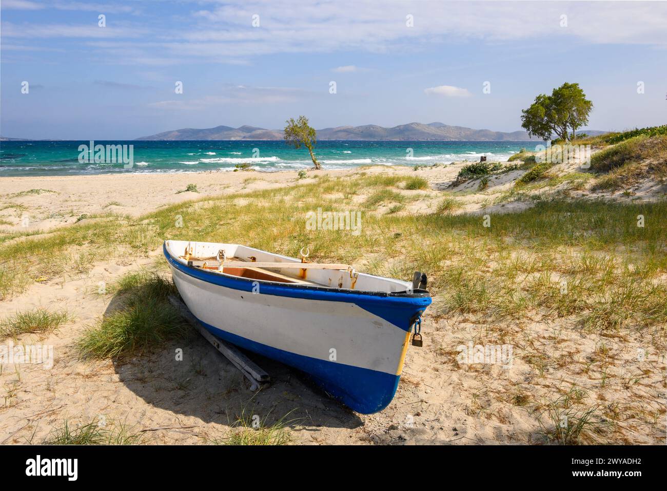 Marmari beach on the Greek island of Kos. Greece Stock Photo