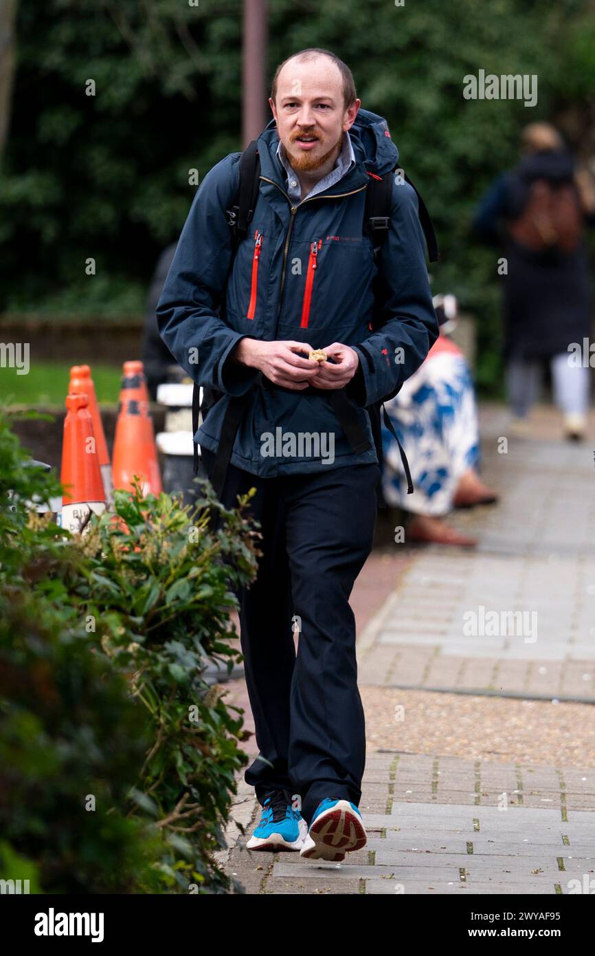 Dr larch maxey arrives at isleworth crown court in london, where he