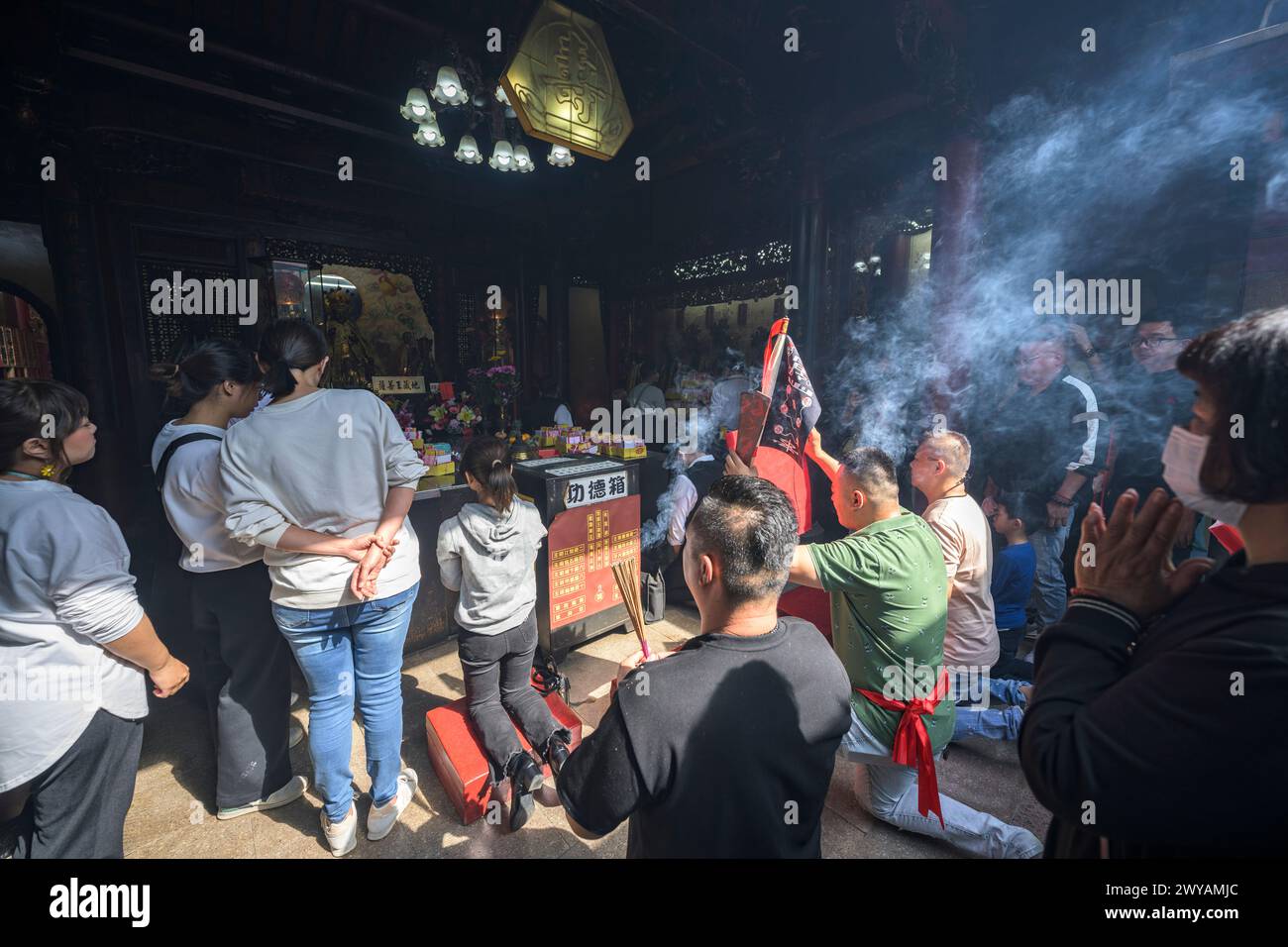 Holy smoke burning incense temple hi-res stock photography and images ...