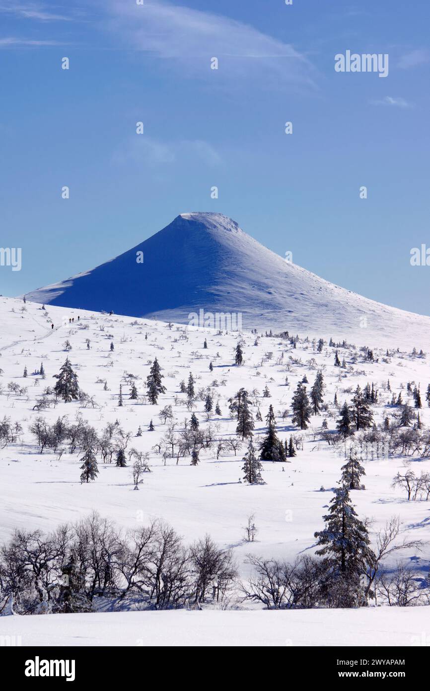 Mountain Stadjan, Idre, Sweden Stock Photo