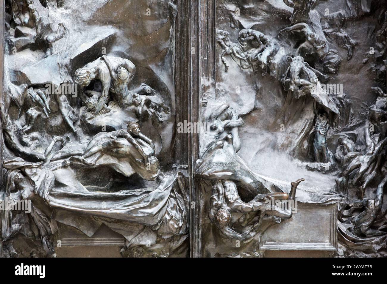 'The Gates of Hell', sculpture by Auguste Rodin. Rodin Museum. Paris. France. Stock Photo