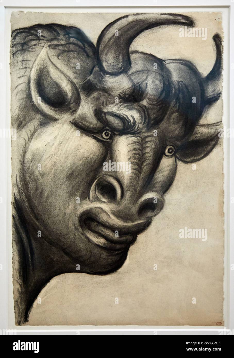 Amazon｜ポスター パブロ ピカソ Malaga Minotauro vencido 1933