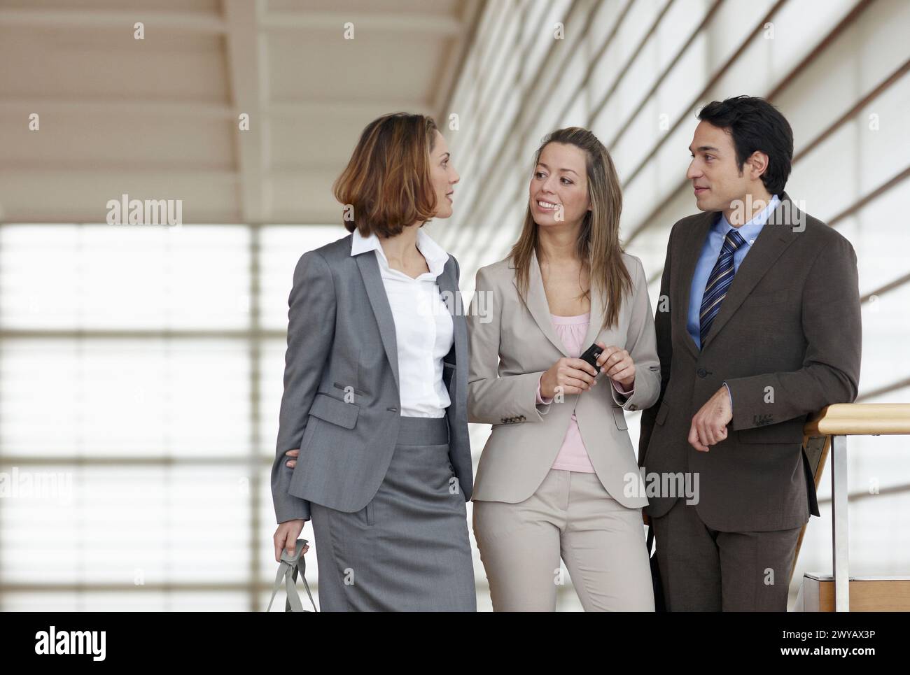 Conventioneers, convention center, Kursaal Center. San Sebastian, Guipuzcoa, Basque Country, Spain. Stock Photo