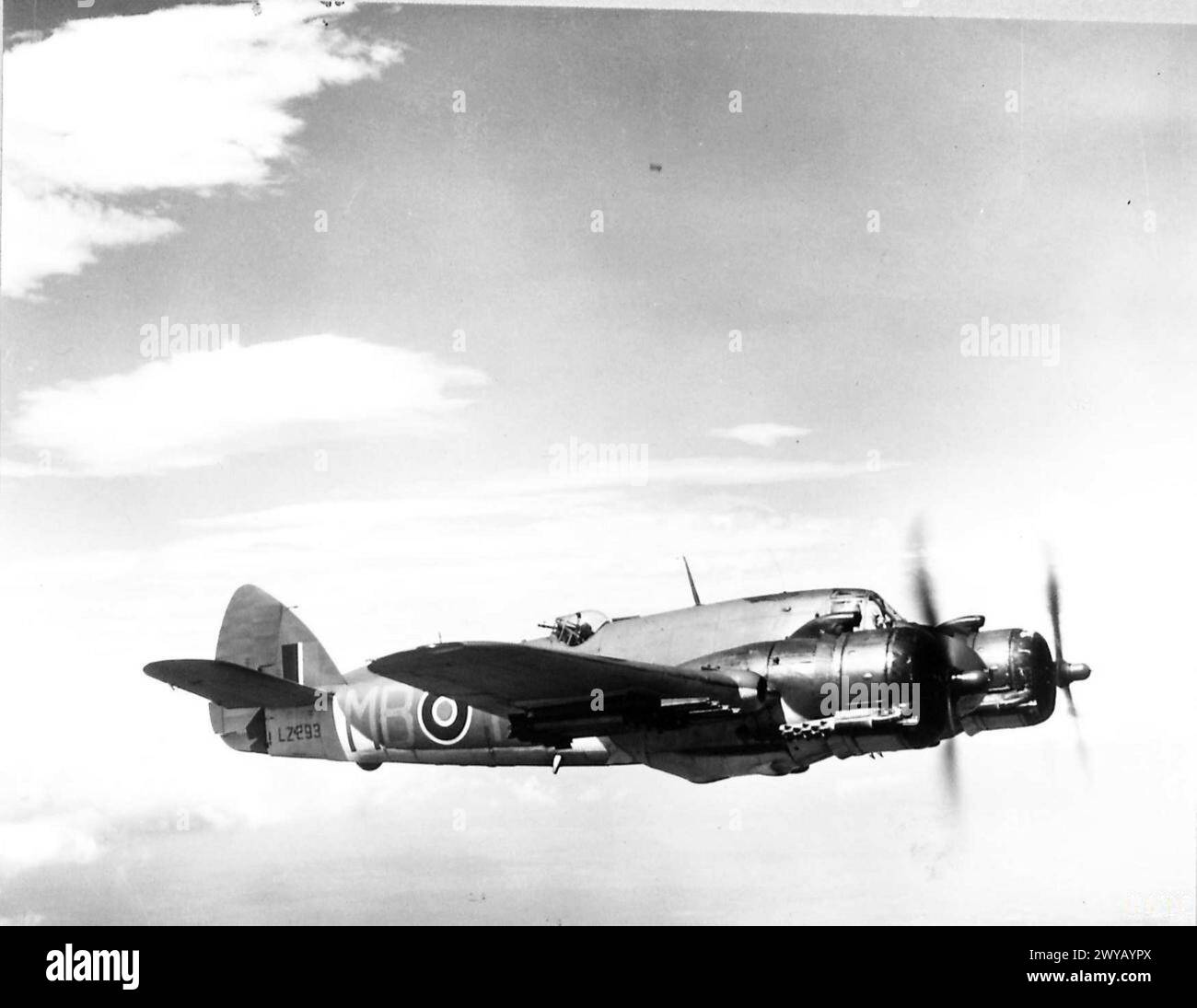 BRISTOL BEAUFIGHTER Mark X - Original wartime caption: 2 X 1715 hp ...