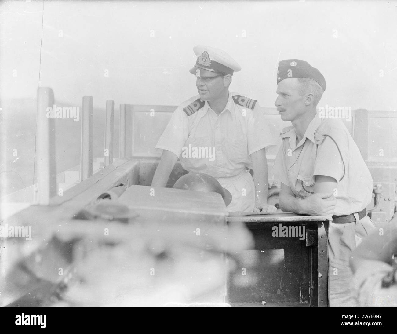 THE BRITISH OPERATIONS AT MADAGASCAR. 9 MAY 1942, ON BOARD THE