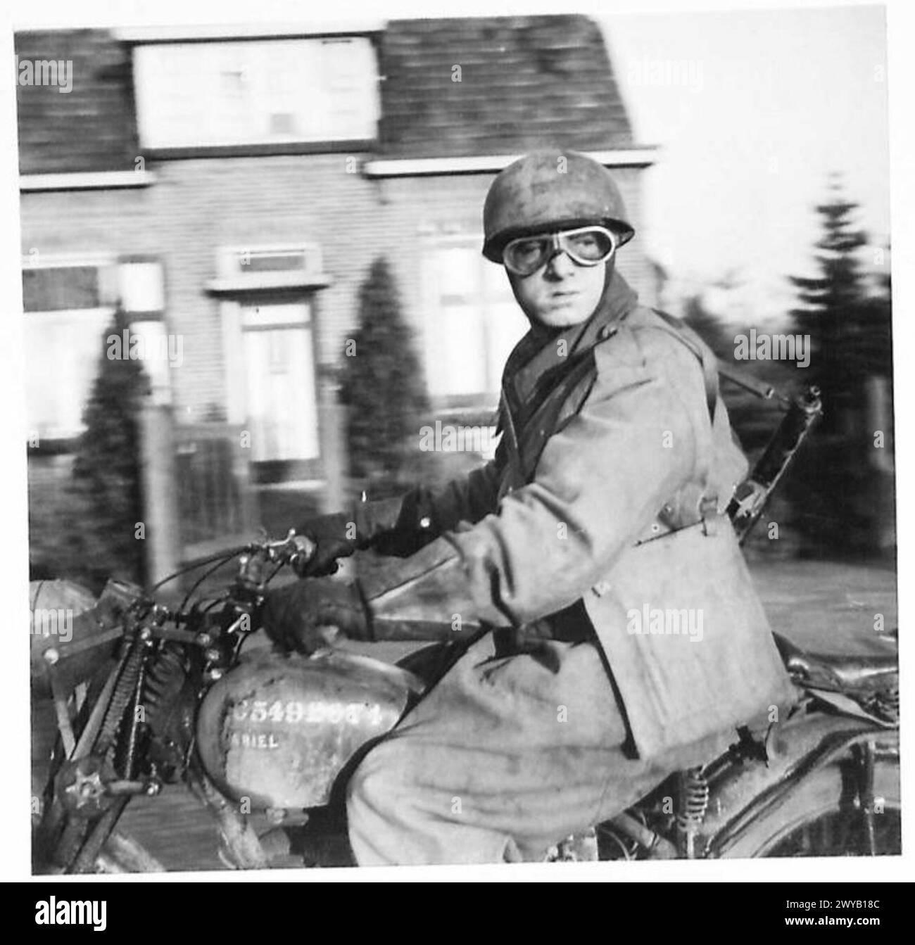 British despatch rider Black and White Stock Photos & Images - Alamy