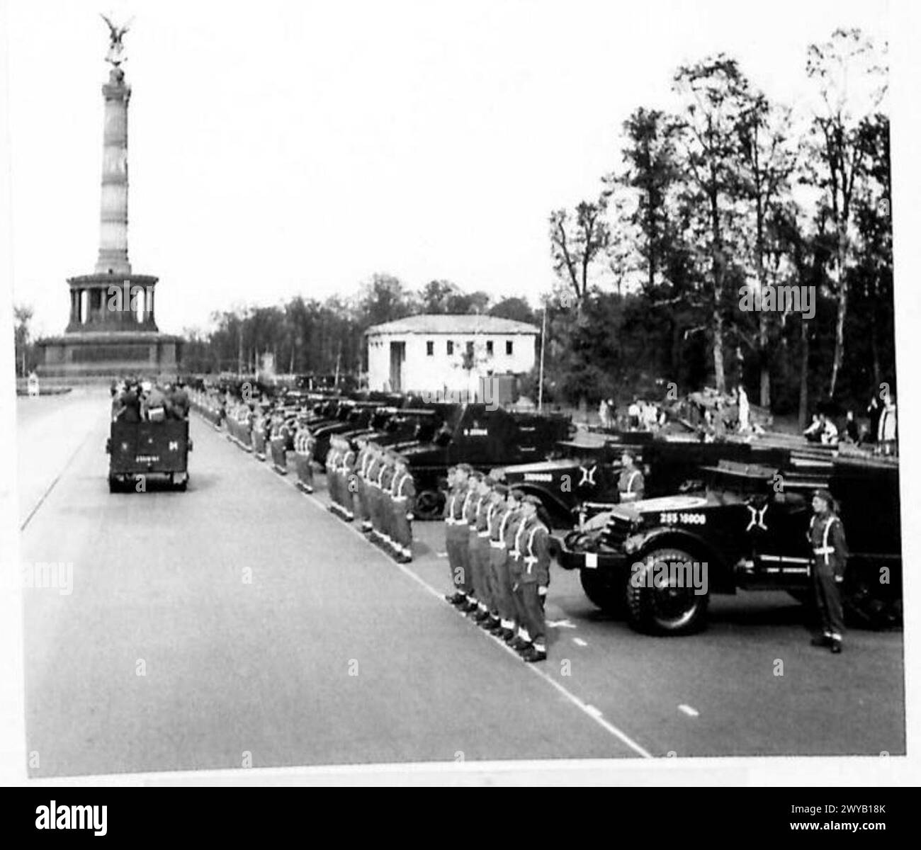 British Victory Parade In Berlin - Original Wartime Caption: Scenes 