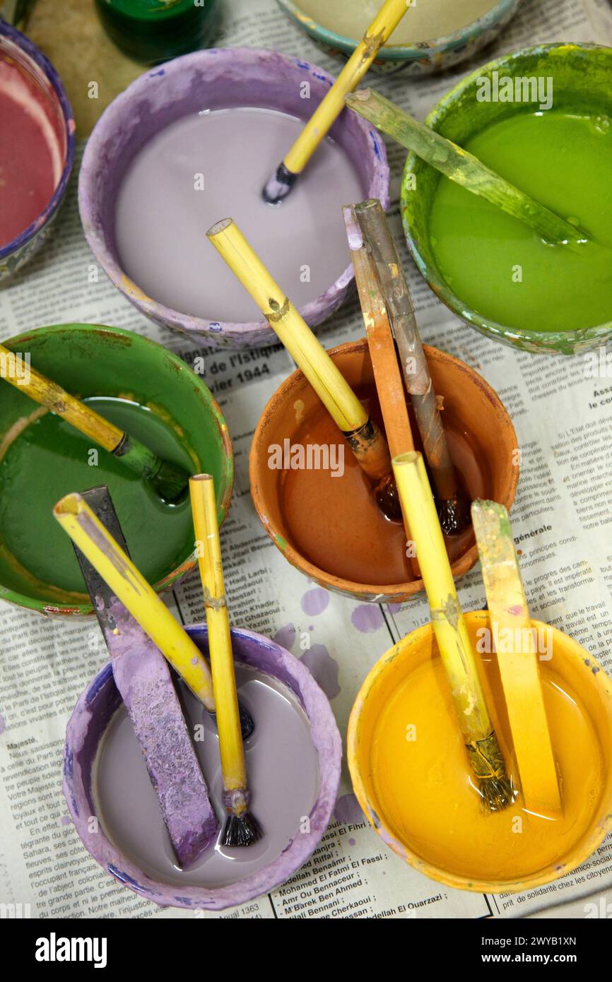 Art Naji, Pottery, Ceramic, Fes, Morocco Stock Photo Alamy