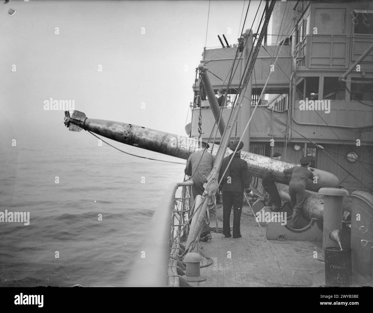 HM SUBMARINE SNAPPER GOES OUT ON TORPEDO FIRING PRACTICE. 1940, ON ...