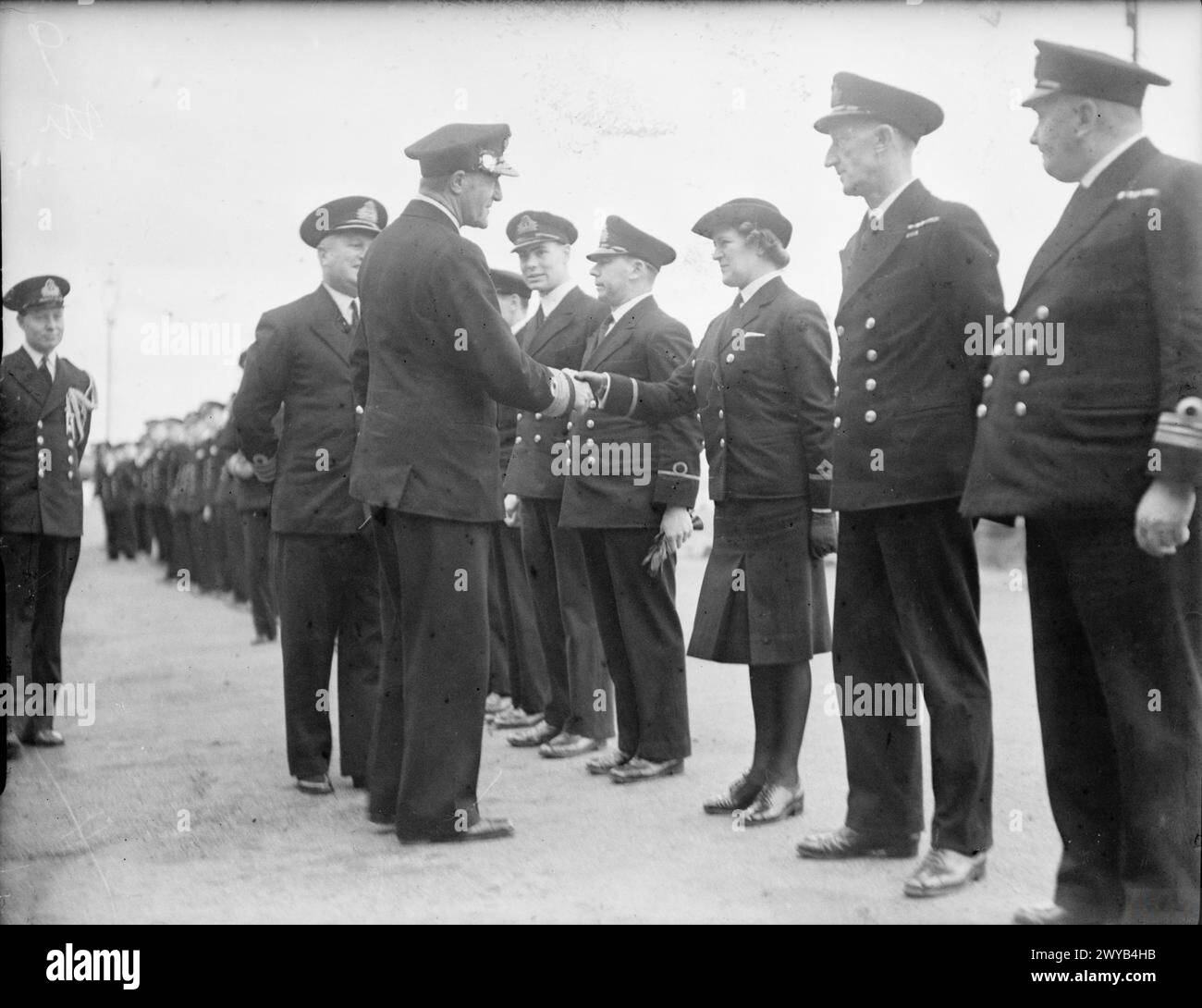 Vice Admiral Holt, FOIC Humber, visits the naval base at Grimsby in ...