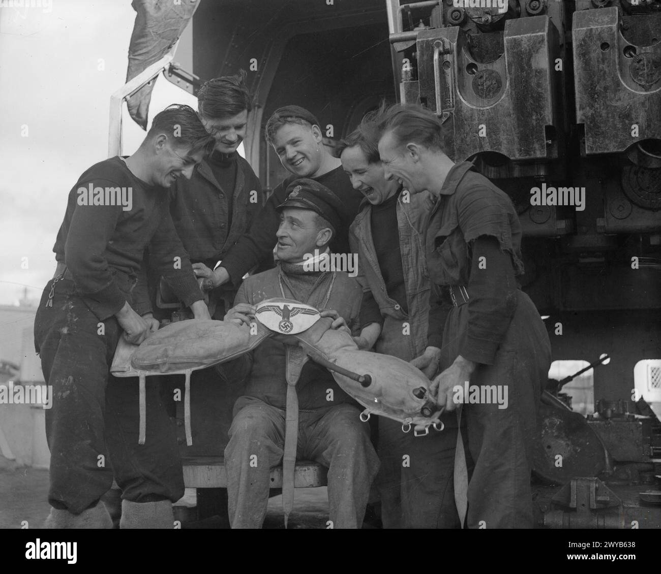 ATLANTIC BATTLE RECORD BREAKERS WELCOMED HOME. 3 AND 4 MARCH 1944 ...