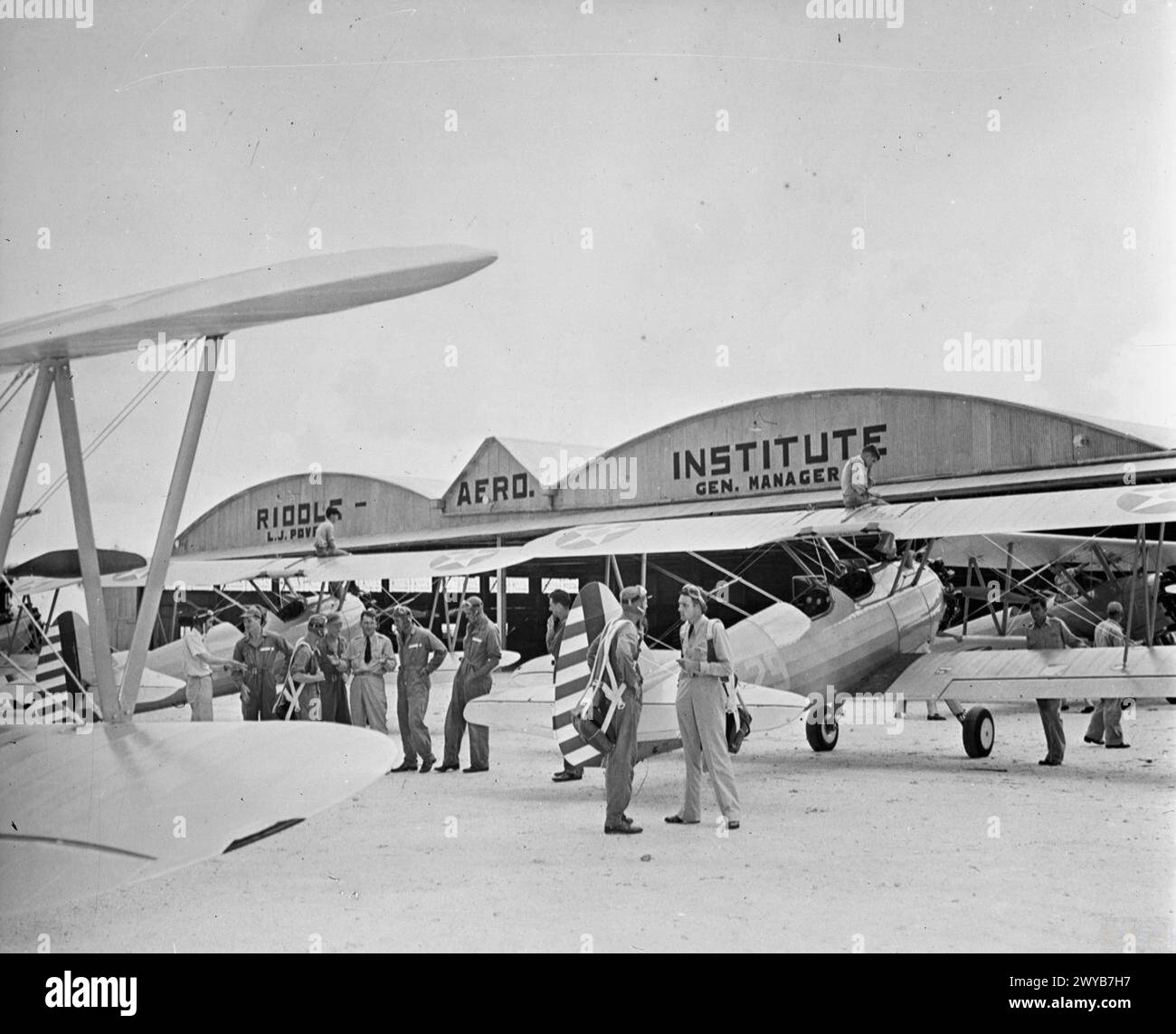 RAF cadets and American instructors conduct flying training with Boeing ...