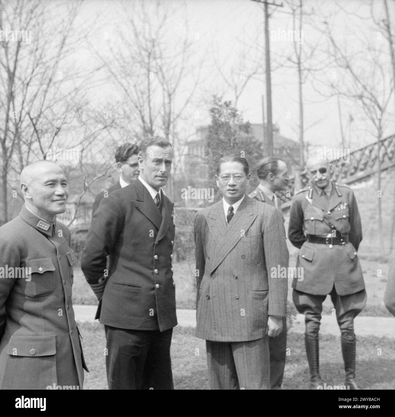 Admiral of the Fleet Earl Mountbatten, Supreme Allied Commander South ...