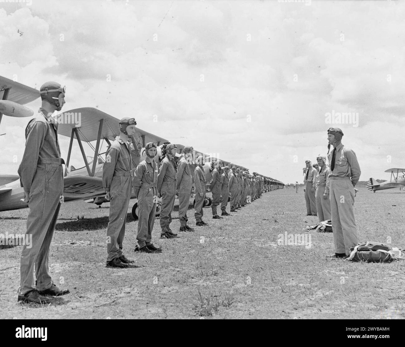 First RAF cadets arrive at Riddle Aeronautical Institute, Carlstrom ...