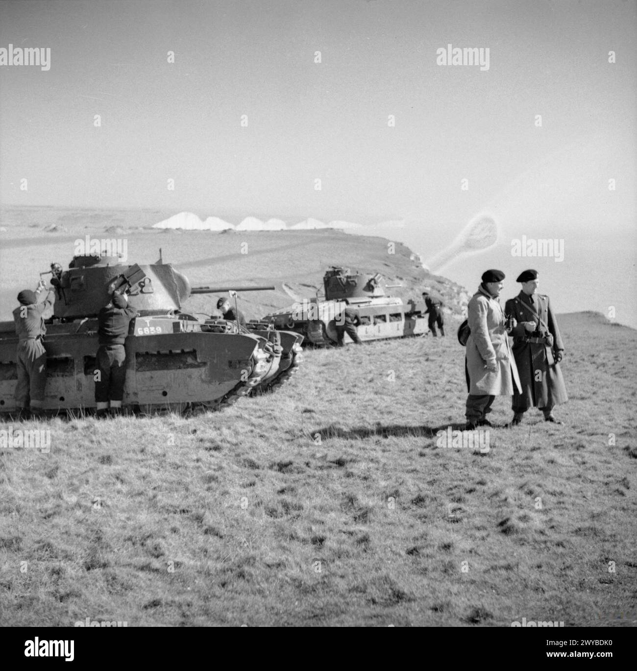 THE BRITISH ARMY IN THE UNITED KINGDOM 193945 Matilda tanks of 44th