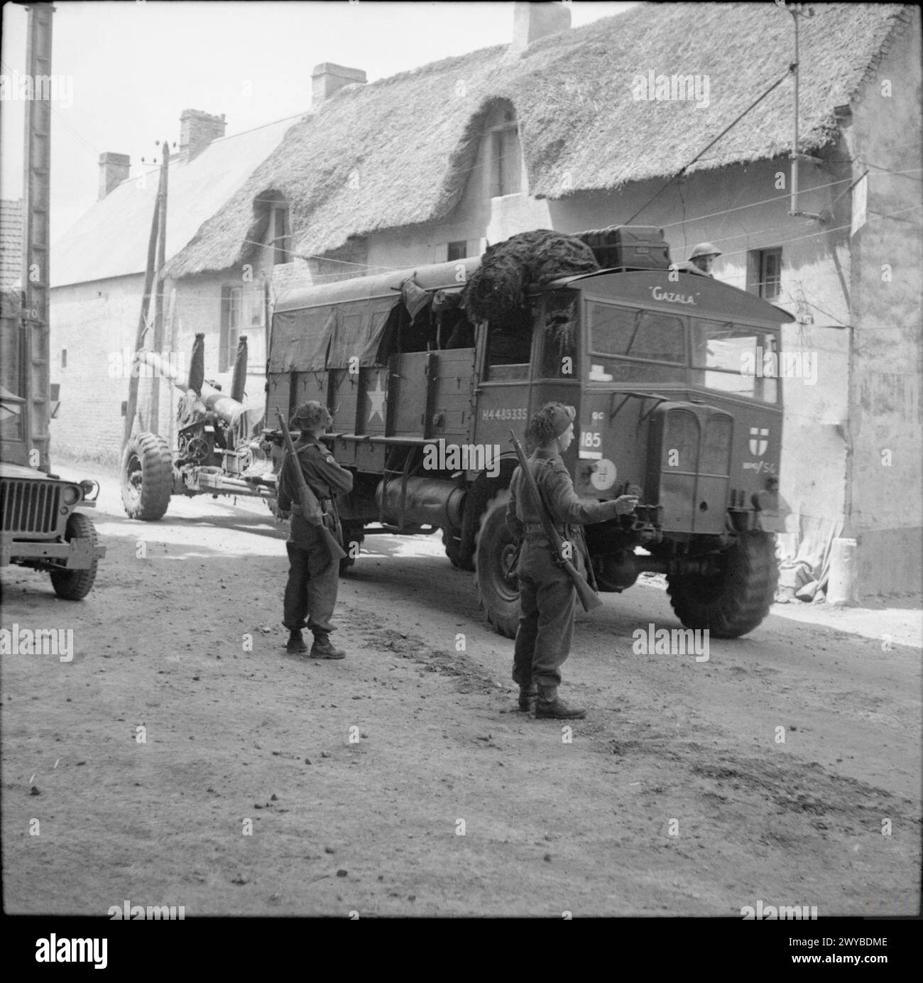 THE BRITISH ARMY IN NORMANDY 1944 - AEC Matador artillery tractor ...