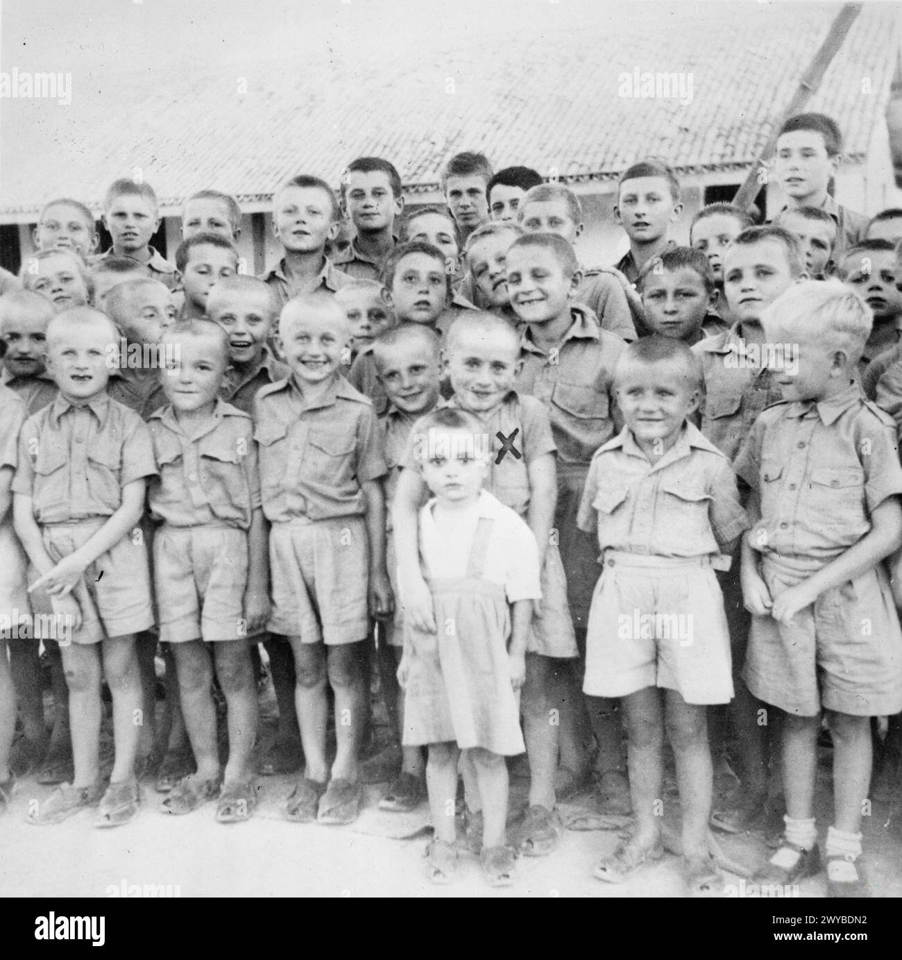 POLISH REFUGEES AND WAR ORPHANS IN INDIA, 19421946 Group of little