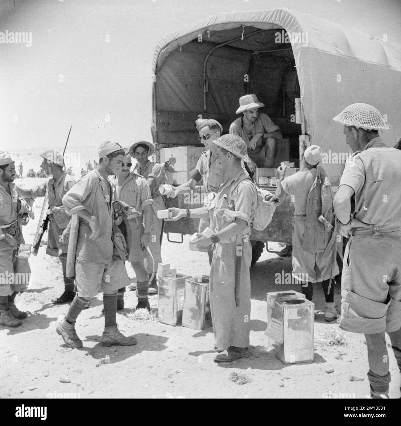 Receiving rations hi-res stock photography and images - Alamy
