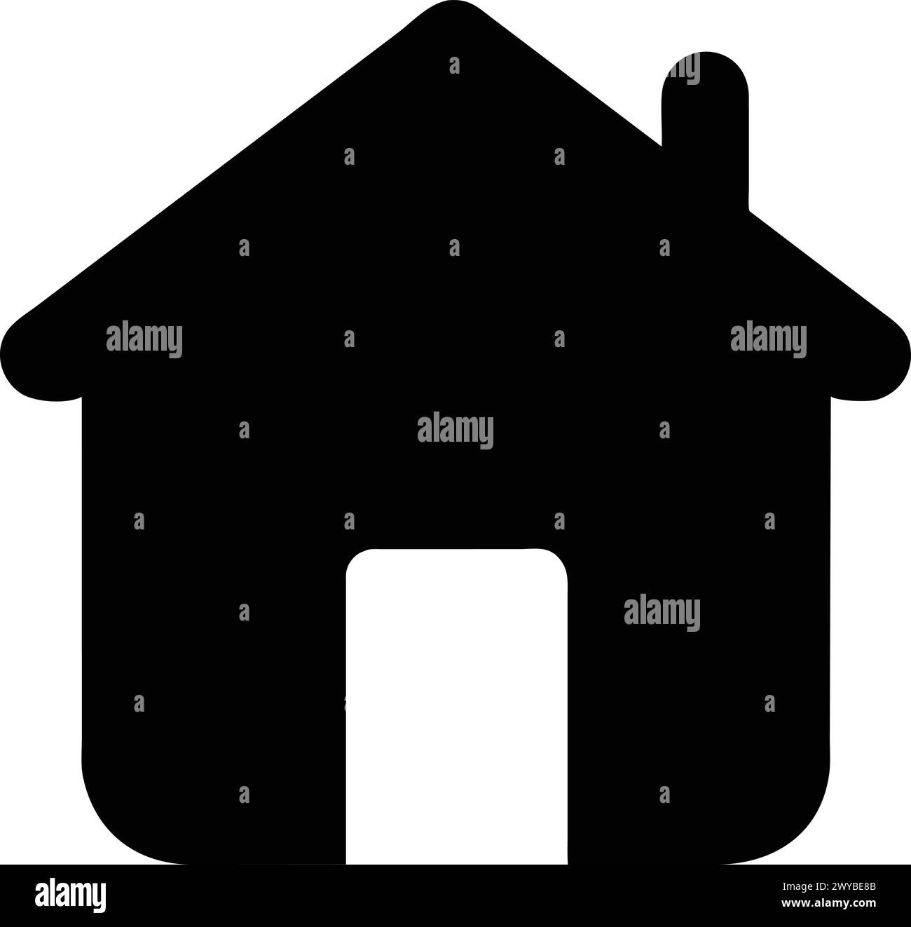 House icon Black and White Stock Photos & Images - Alamy