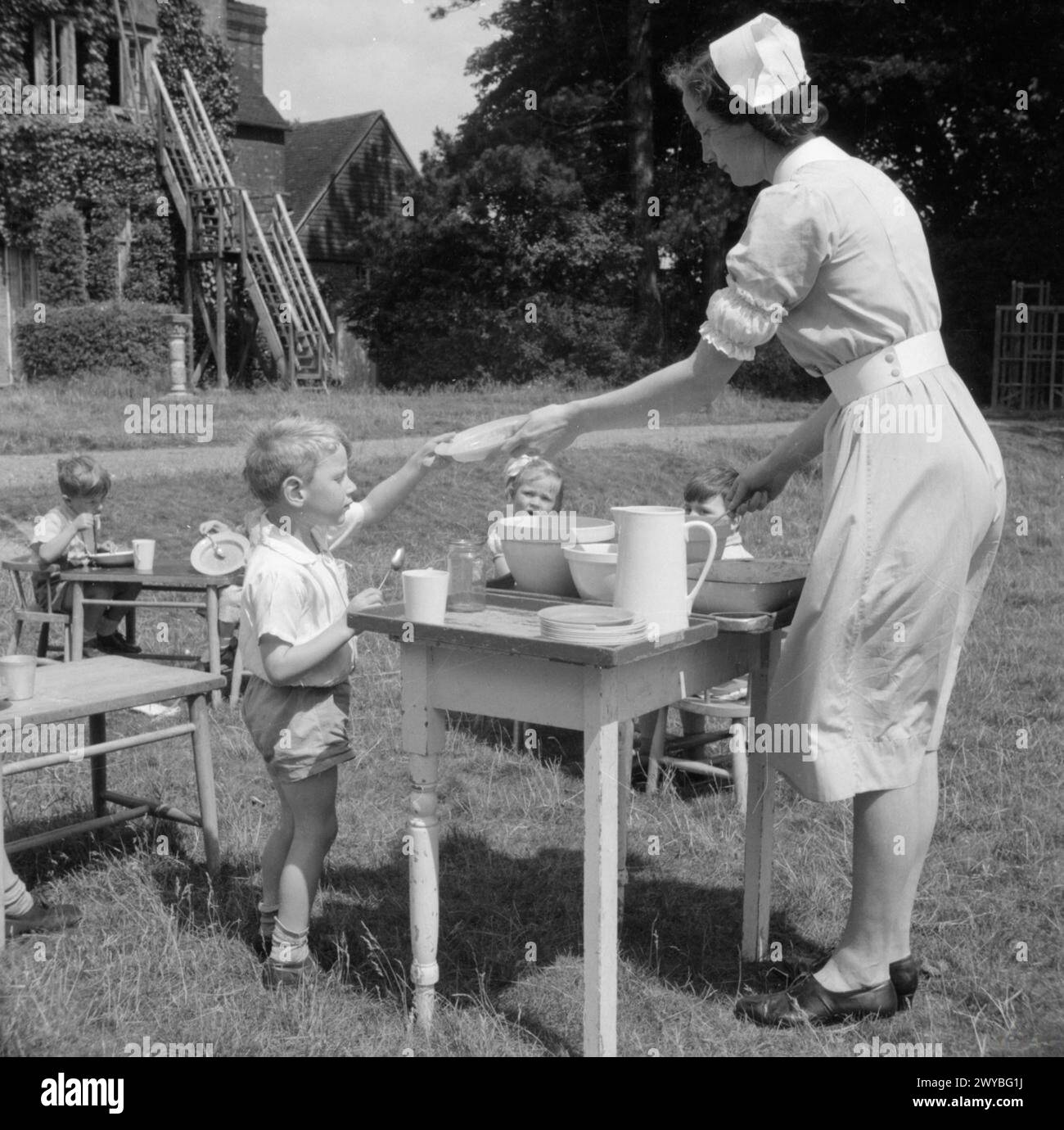 NURSERY SCHOOL LIFE AT THE OLD MANOR HOUSE, WENDOVER, BUCKINGHAMSHIRE