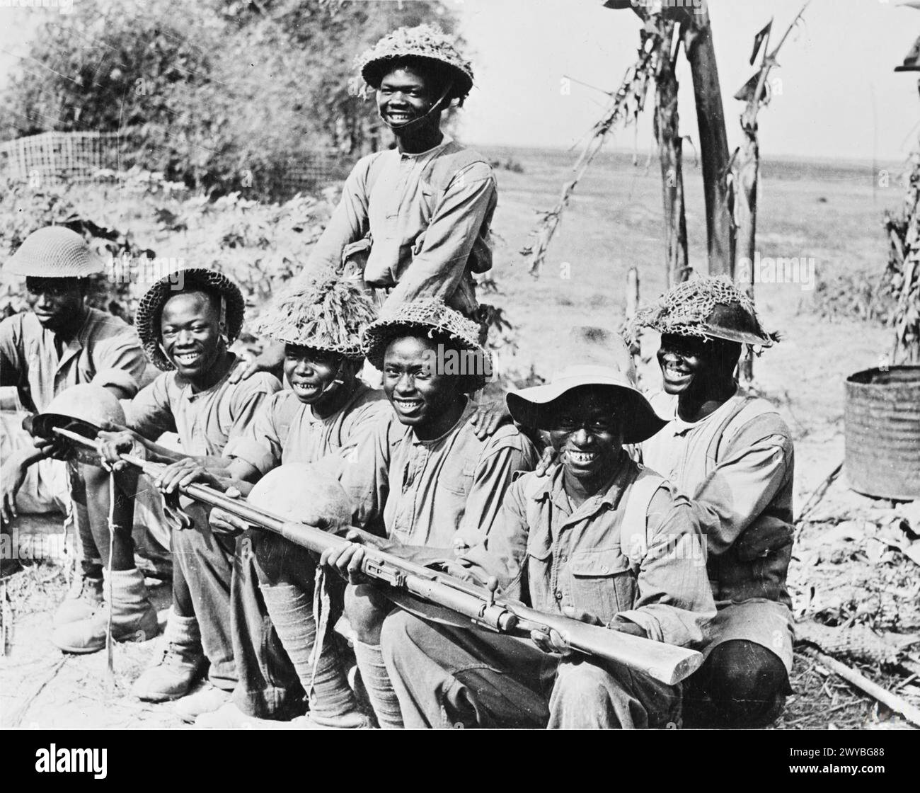 West african troops 1945 hi-res stock photography and images - Alamy