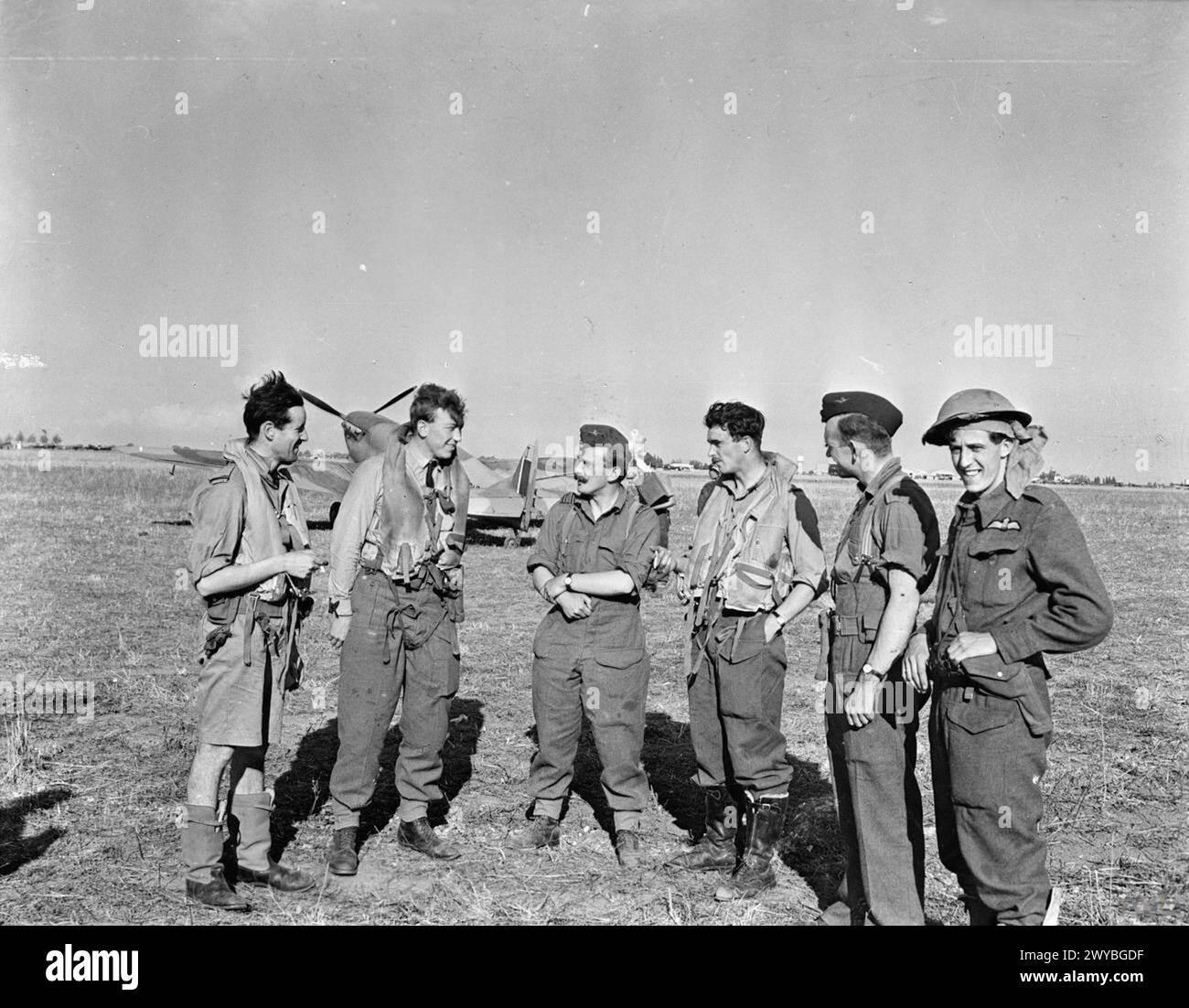 Squadron Leader R 'Raz' Berry, commanding officer of No. 81 Squadron ...