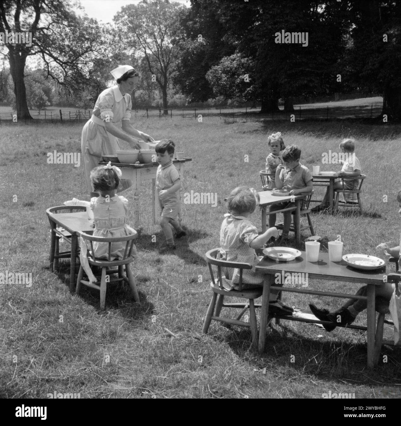 NURSERY SCHOOL LIFE AT THE OLD MANOR HOUSE, WENDOVER, BUCKINGHAMSHIRE
