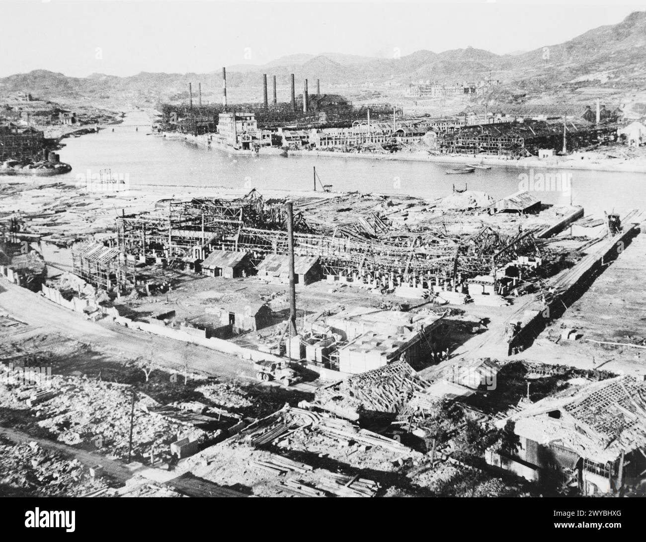 THE AFTERMATH OF THE ATOMIC BOMB: NAGASAKI, JAPAN, 1945 - A