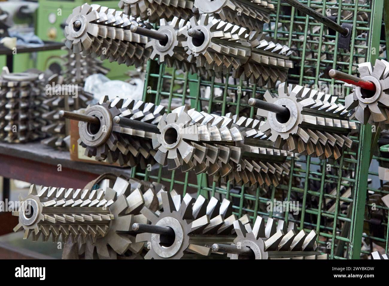 Tools machining center. Industry. Gipuzkoa. Basque Country. Spain. Stock Photo