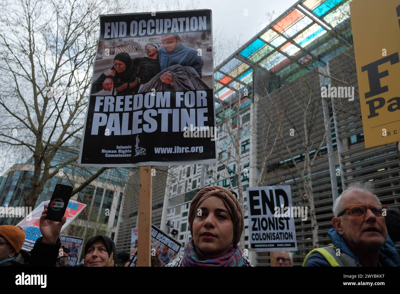 London, UK. 05th Apr, 2024. Activists converge on central London for ...