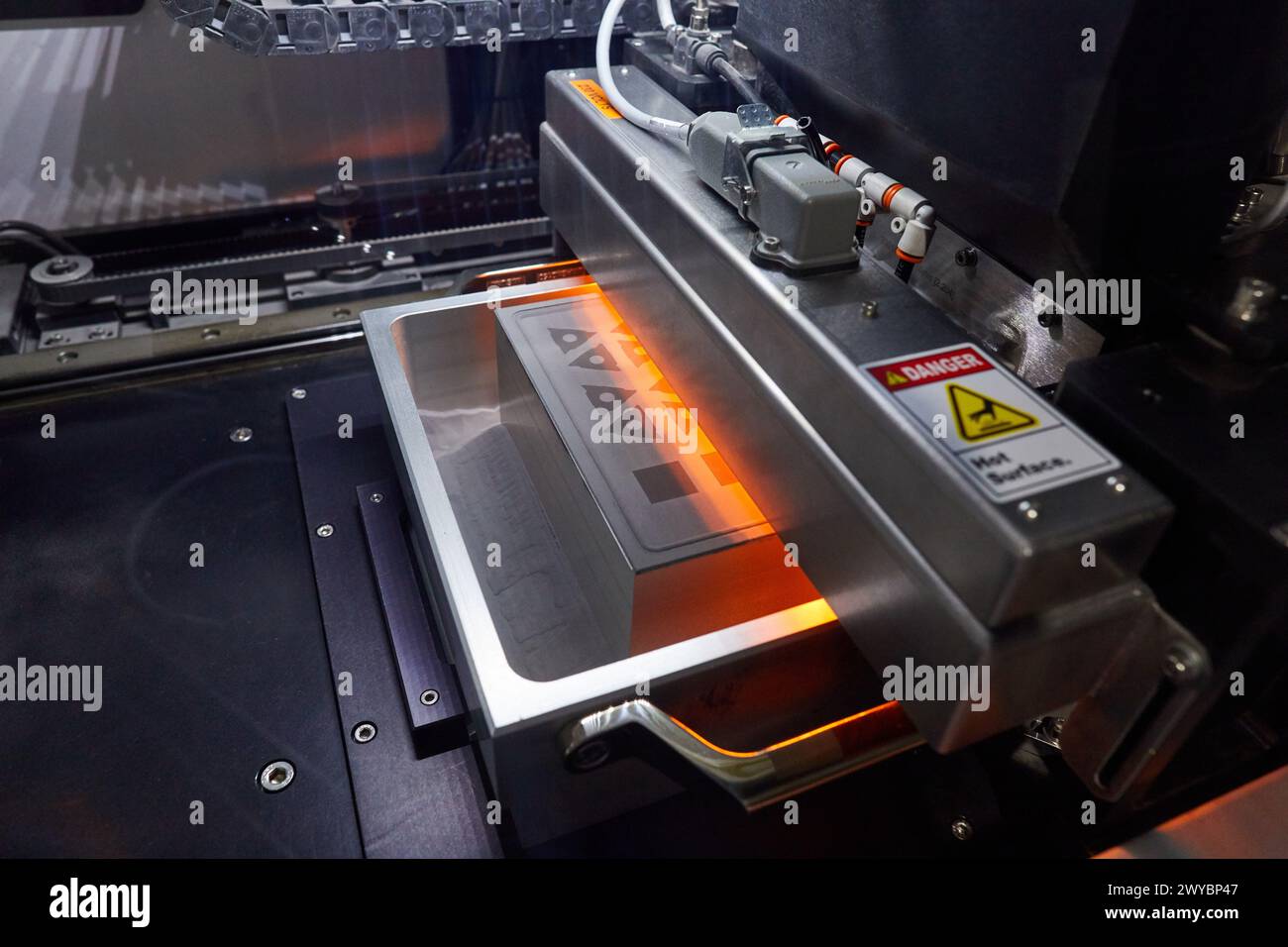 Selective deposition of a binder on a pre deposited powder bed hires stock photography and