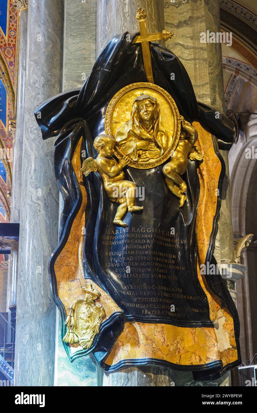 The Funerary Monument of Maria Raggi by Gian Lorenzo Bernini - Basilica ...