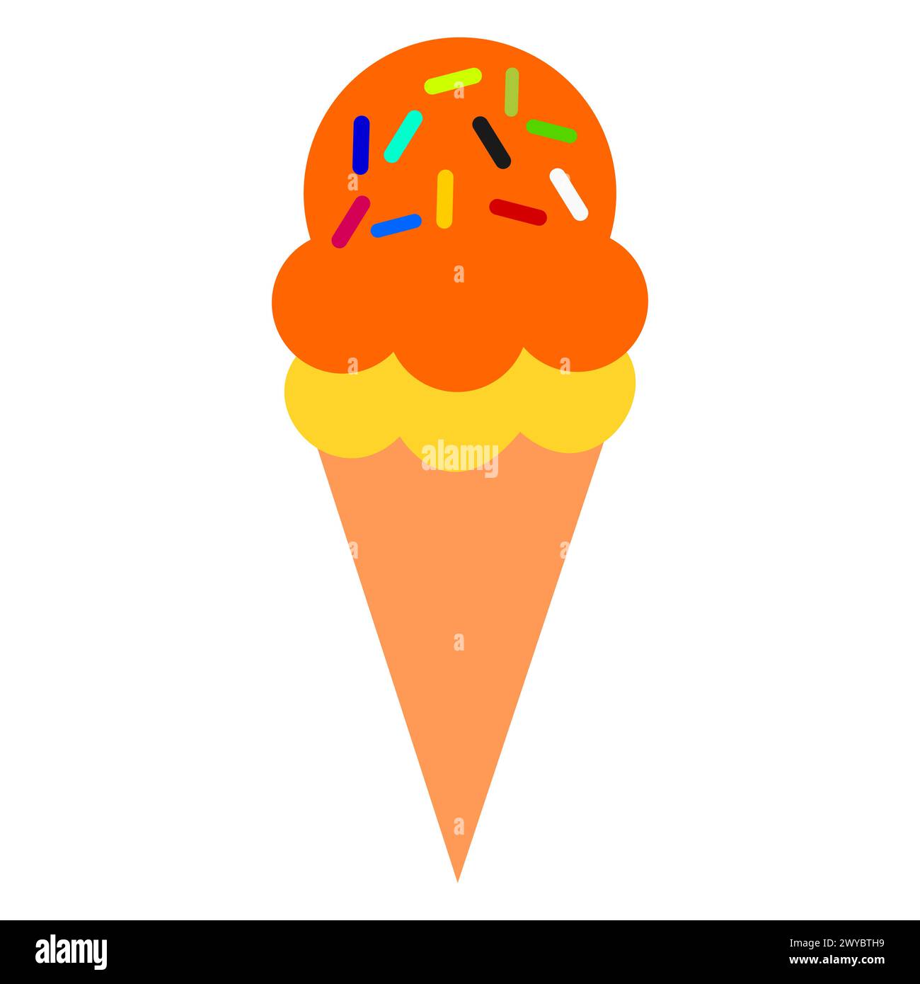 vector illustration of ice cream Stock Vector Image & Art - Alamy