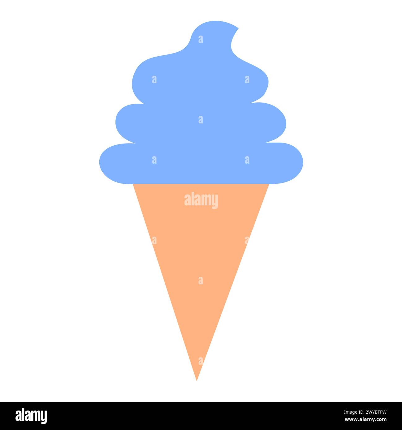 cone ice cream isolated Stock Vector Image & Art - Alamy