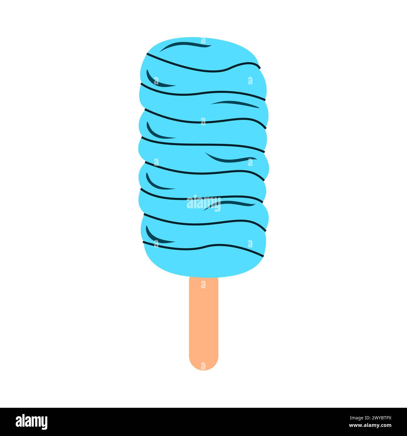 ice cream isolated on white background vector illustration Stock Vector ...