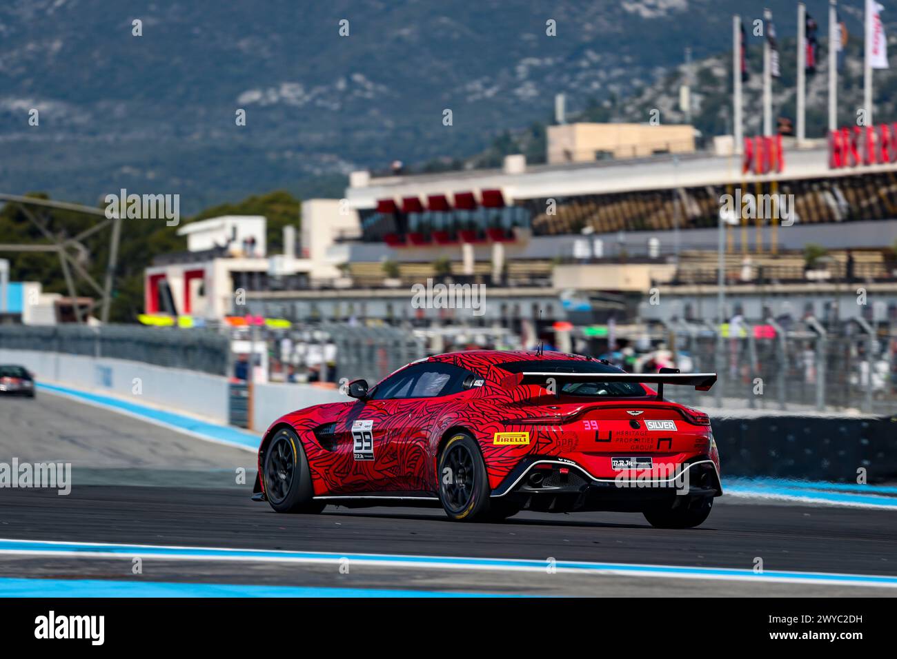 39 DETOUT Baudouin (fra), TBA, GPA Racing, Aston Martin Vantage AMR GT4 Evo, action during the 1st round of the 2024 GT4 European Series powered by Rafa Racing Club on the Circuit Paul Ricard, from April 5 to 7, 2024 in Le Castellet, France - Photo Marc de Mattia/DPPI Credit: DPPI Media/Alamy Live News Stock Photo
