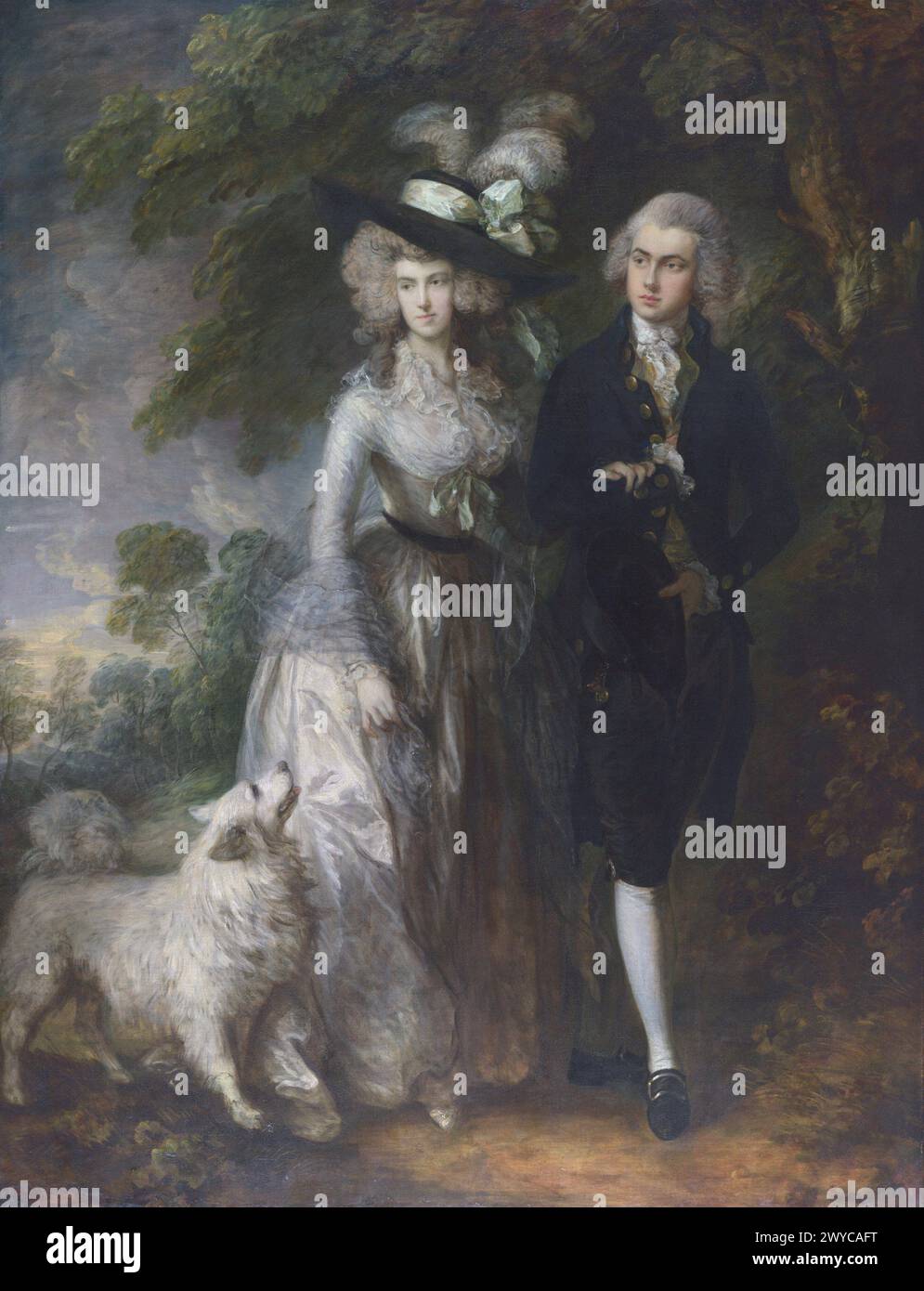 The Morning Walk (1785), National Gallery Thomas Gainsborough Stock Photo