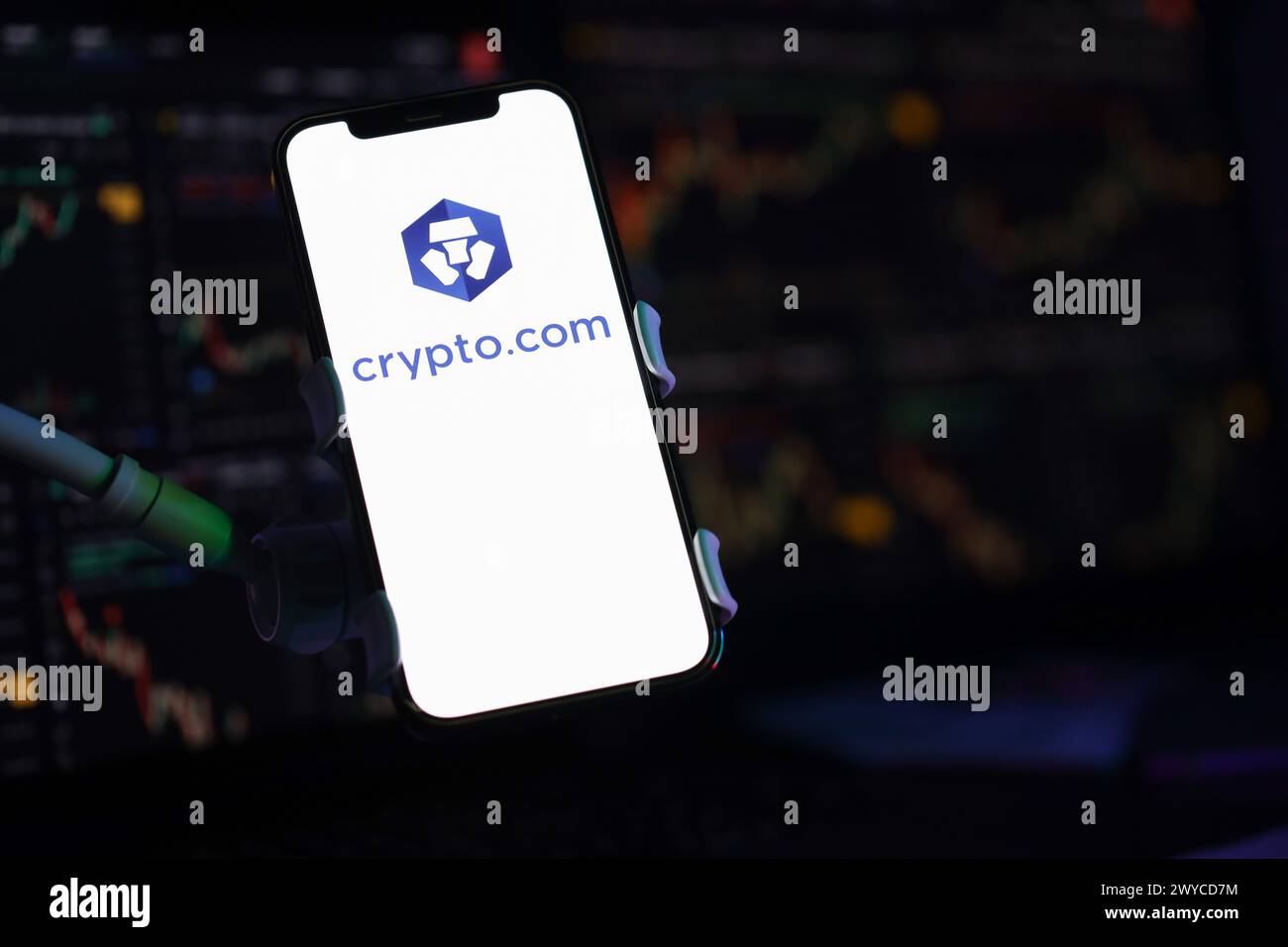 Crypto_com coin hi-res stock photography and images - Alamy
