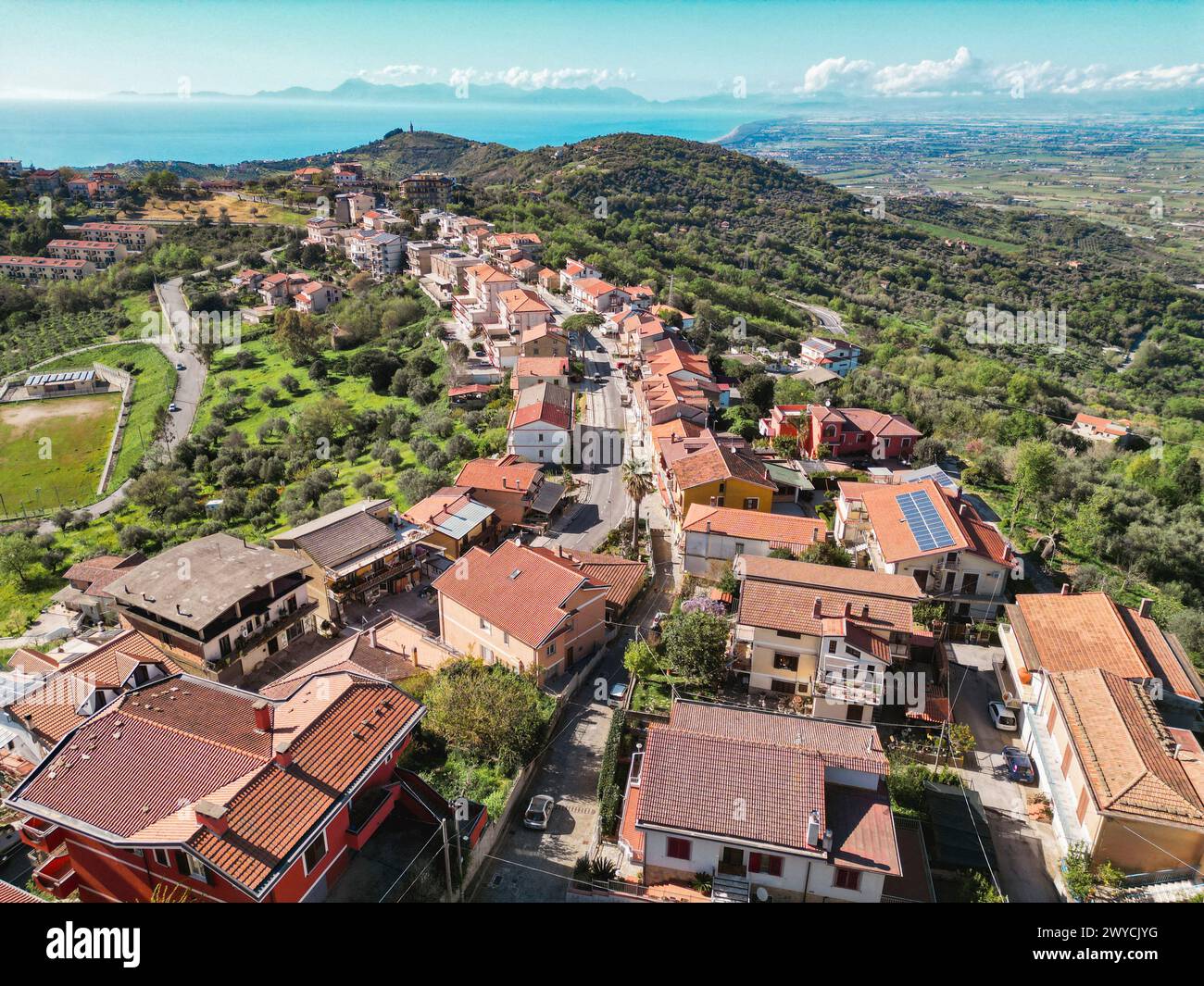 Ogliastro Cilento: Breathtaking Aerial Perspective of an Enchanting ...