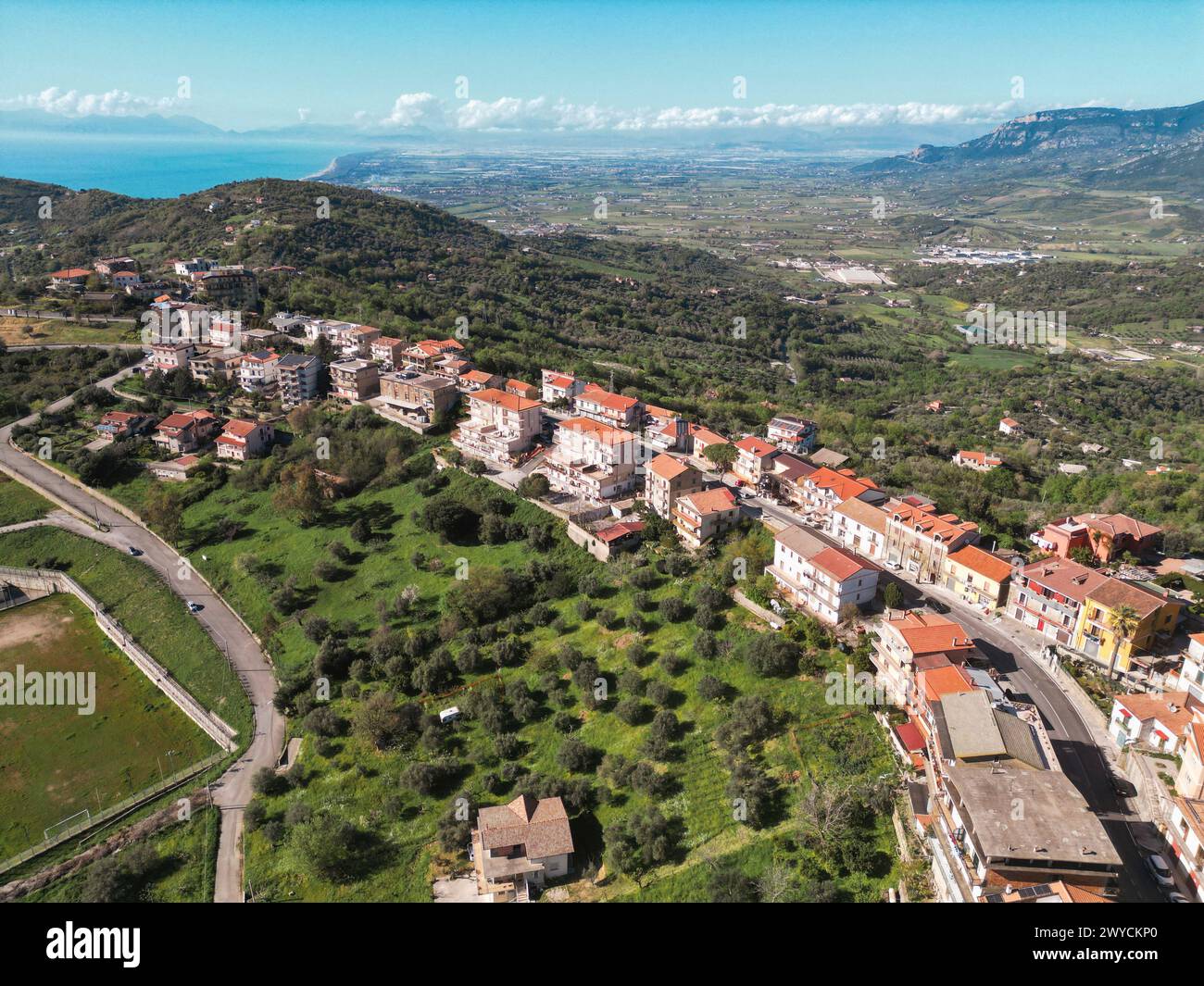 Ogliastro Cilento: Breathtaking Aerial Perspective of an Enchanting ...