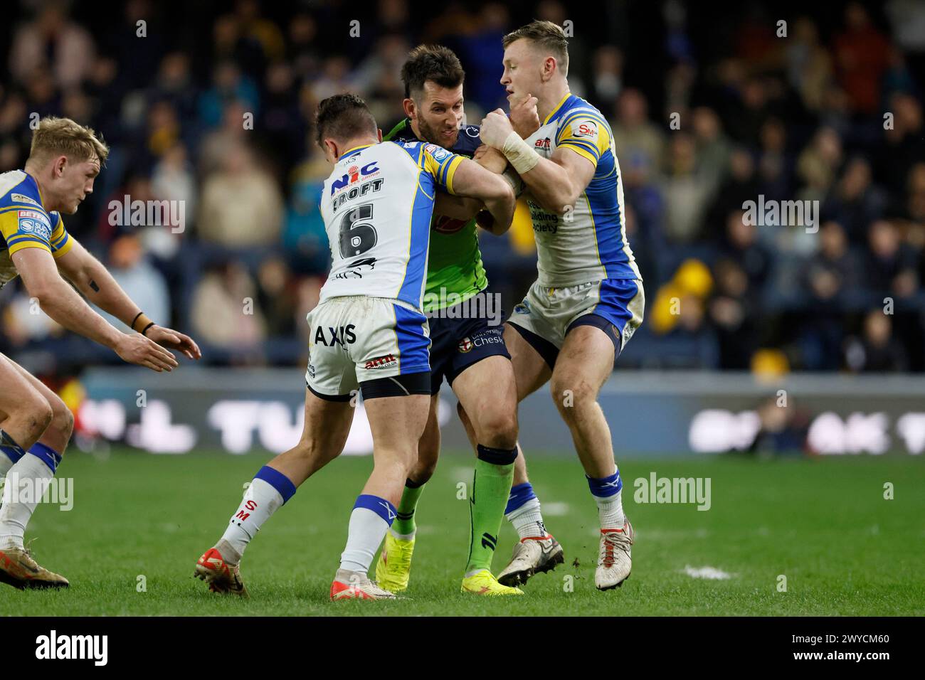 Warrington Wolves Stefan Ratchford in action during the Betfred Super ...